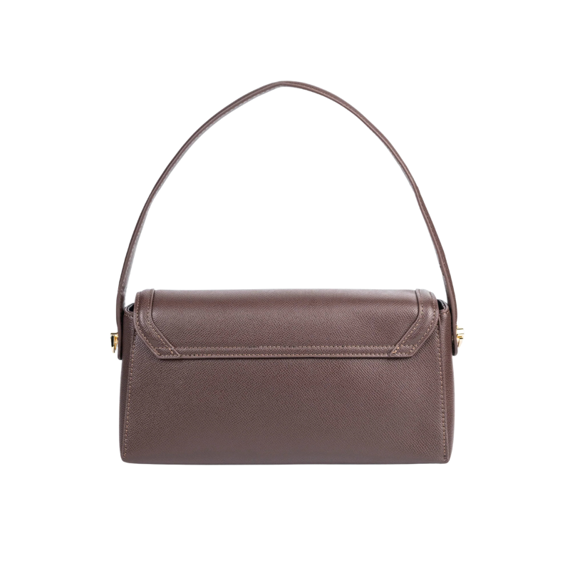 Brown Baguette Handbag for Women