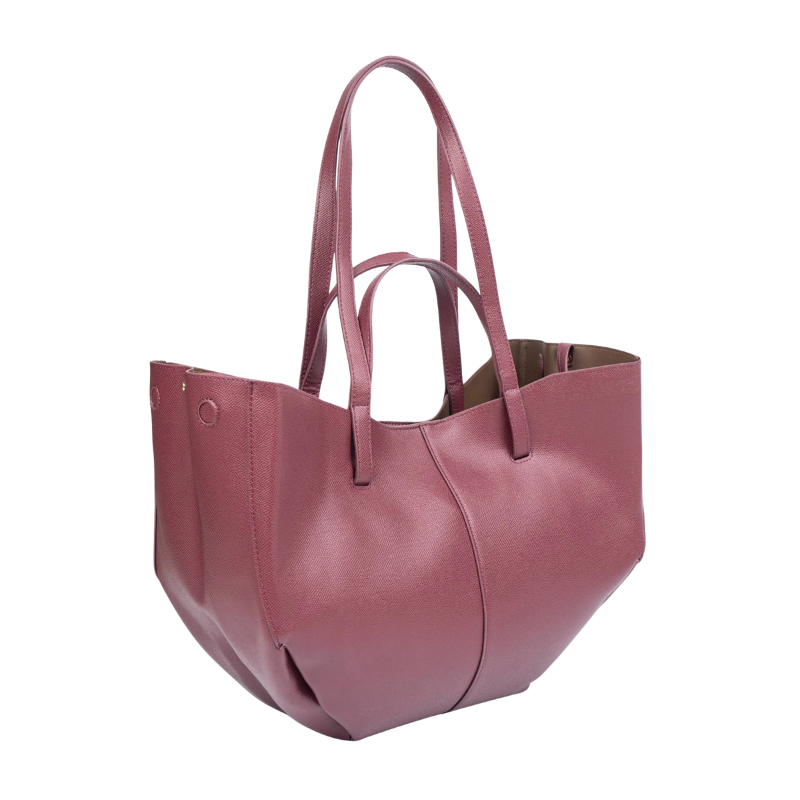 Maroon Handled Tote Bag for Women