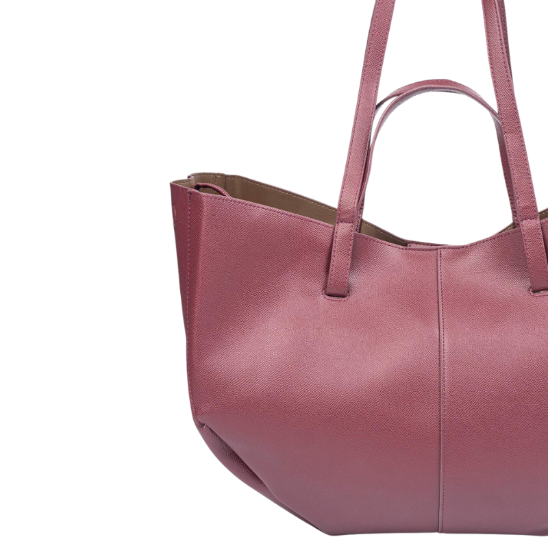 Maroon Handled Tote Bag for Women