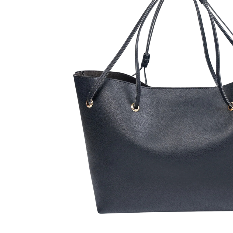 Black Carryall Tote Bag for Women