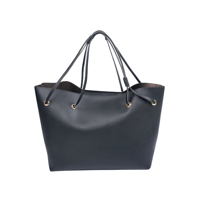 Black Carryall Tote Bag for Women